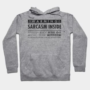 sarcasm inside Hoodie